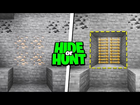 Most Secret Cave Base in Minecraft Hide Or Hunt!