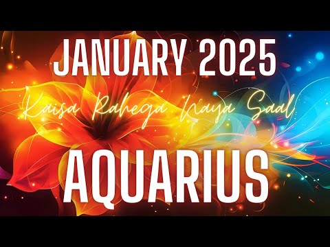 AQUARIUS ( कुंभ राशि) JANUARY PREDICTION 2025| TAROT READING IN HINDI@healingtarot111 🎁🦋🌈🎉