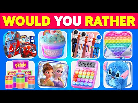 🎒 Would You Rather...? Choose Your SCHOOL SUPPLIES 📚✏️ Quiz Blitz