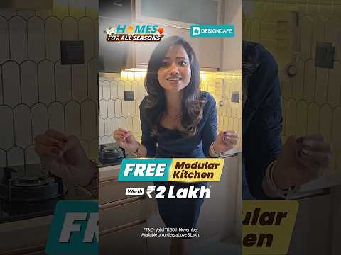 Sign Up & Get a Free ₹2 Lakh Modular Kitchen from DesignCafe