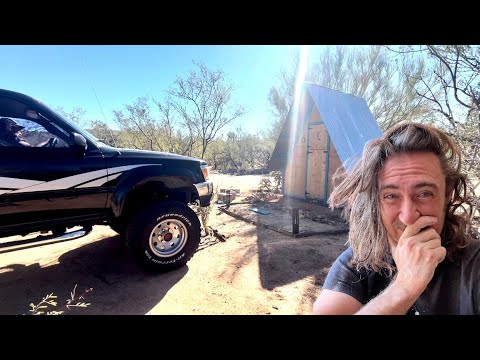 Outhouse Durability Testing - Pulling with a Toyota Pickup Truck