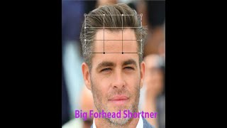 Fix a Big And Wide Forehead In Photoshop #shorts #photoshop