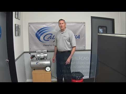 Quiet Air Compressor Demonstration - California Air Tools 8010ALFCAD