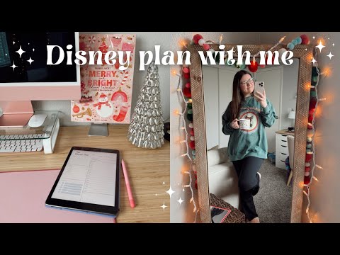 planning a Disney World trip🎄✨ digital planning for a Christmas Disney trip!