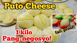 Puto Cheese Pang-Negosyo (1 kilo) and Tips para IWAS-PALPAK (Tagalog) Madali at Pwede Pagkakitaan!