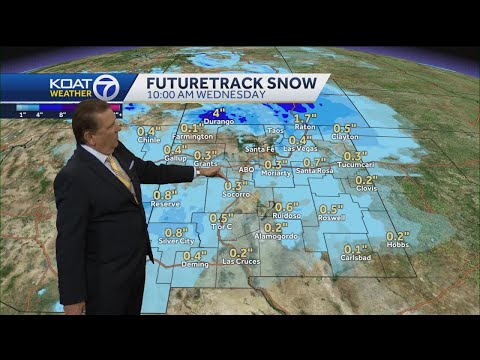 Snow and freezing cold coming to New Mexico