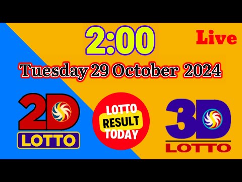 Today Live PCSO 2pm Lotto Results Tuesday 29 October, 2024