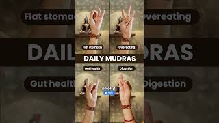 Daily mudra for flat stomach, over eating, gut health and good digestion #guthealth