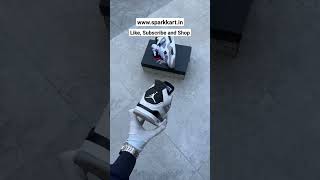 First Copy Shoes: Air Jordan Retro 4 Military Black Live Unboxing! #firstcopyshoes