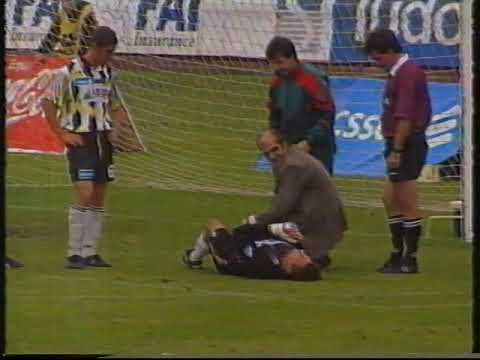 Collingwood Warriors v Newcastle Breakers, Round 21 1996/97 NSL