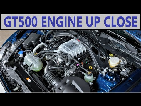 Shelby GT500 Engine Components Up Close