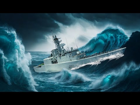 Why MONSTER WAVES Can't Sink Canadian Navy Ships During Storms