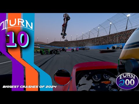 TURN 10 - Biggest Crashes of 2024!