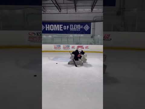 Two Puck Edge Work Goalie Skating Drill by @Stopitgoaltending #goaliedrills #goalietraining