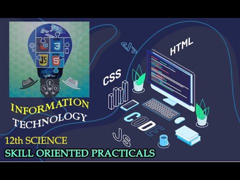 12th Science IT Practical || Advanced Web Designing || SOP 1 : Creation of website using HTML5