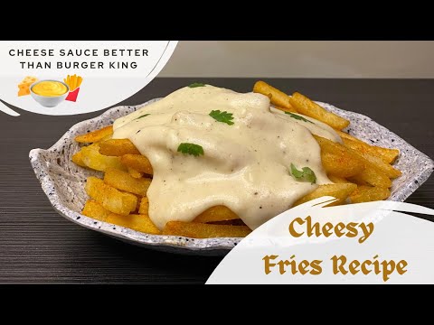 How To Make Cheesy French Fries at Home | How to Make Cheesy Fries | Burger King Cheesy Fries Recipe