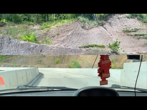 DRIVING ON THE NEWLY REBUILT MOLINERE ROAD GRENADA DECEMBER 2024