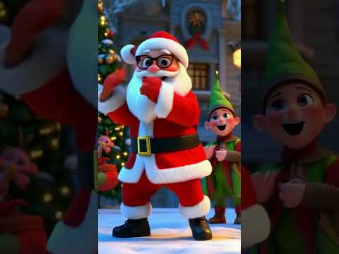 Santa Fun Dance On Jingle Bells Music  Make Laugh & Fun With Santa 2