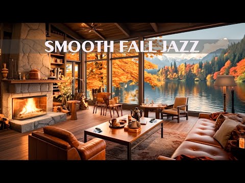 Warm Morning Jazz🍂Outdoor Coffee Shop Ambience with Smooth Jazz Music& Bossa Nova for Positive Mood