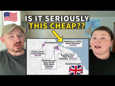 Americans React: Cheapest vs Priciest Places to Buy a House in England