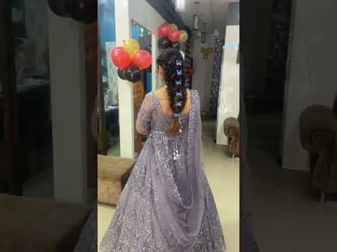 #shortfeed #viralvideo #viralshort #hairstyle #haircare #weddinglengha #fashion #shortfeed #lengha