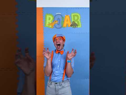 How to DANCE and Roar like a Dinosaur?! Blippi's Dance Break! #shorts #blippi