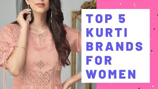 5 Best Brands of Woman Kurti #bestkurtibrand #topkurtibrandinindia #shorts