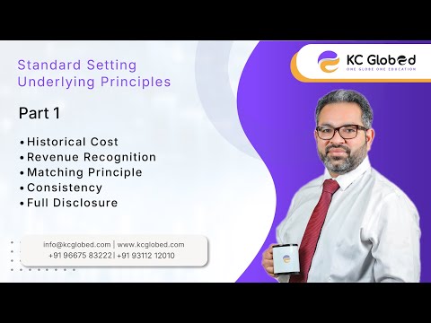 Standard Setting Underlying Principles | PART 1 | CPA & CA KAMAL CHHABRA SIR