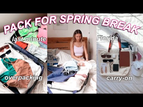 PACK WITH ME FOR FLORIDA! *this stressed me out*