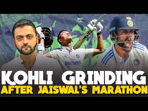 Kohli 40* Grinding after Jaiswal 161 | India leads by 404 runs | India vs Australia 1st Test