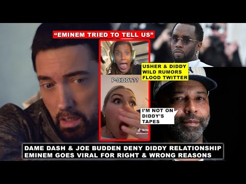 “Eminem Tried Telling Us” TikTokers SHOOK, Joe Budden DENIES Diddy, Usher Diddy Drama Usher Reacts