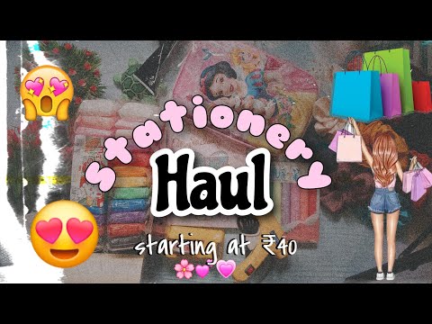 Stationery Haul 🌷🎀| Useful Art supplies Stationery Haul | Cs craft