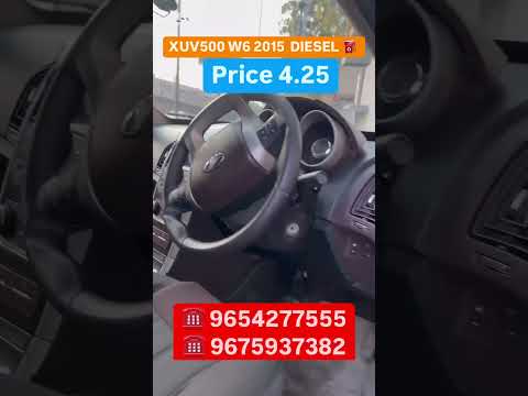 Mahindra XUV500 W6 2015 DIESEL ⛽ PRICE 4.25 #reelsvideo #reelsindia #shortsvideo #renault #galaxycar