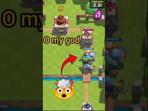 Can fishman + goblin giant + electro giant can 3 crown 👑 #clashroyale #supercell #shorts