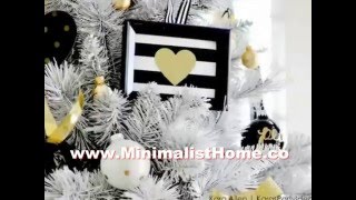 Modern Cheap Price Sets Black And White Christmas Decorations