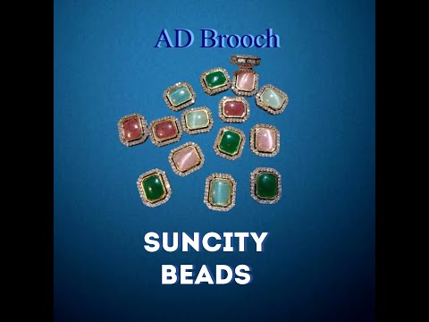 AD Brooch Vs Punjabi wedding song | Jewellery making material wholesale | Suncity Beads 9987810189