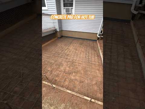 Concrete Pad #diy #construction #concrete #patio #howto #stepbystep #bluecollar #trending #viral