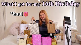 What I got for my 16th BIRTHDAY *haul | Ruby Rose UK