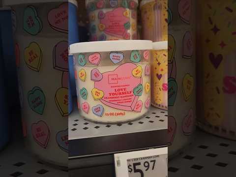 💕🍬 Affordable Cute Candles #new #walmart #shopping #2025 #candy #heart #candle #today #shorts