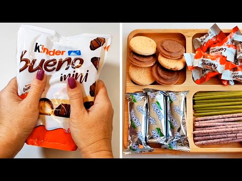 Filling Platter With Sweets 🍫🍪 #ASMR