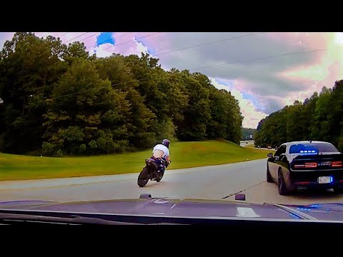 Biker Thinks He Can Get Away From The Ghosted GSP Challenger