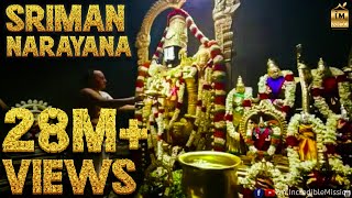 #Sriman_Narayana | Devotional 4K Video Song | Feat. Nithyasree Mahadevan