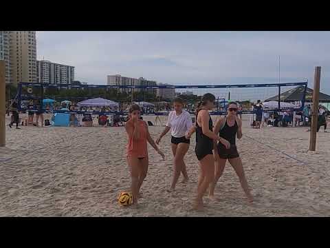 AVP Juniors 2022 East Coast Champs - 18U - Day 1 Pool - Genest/Schrock vs Aliyeva/Shakirova - Set 1