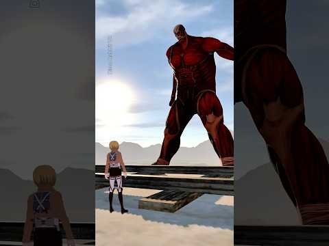 This titan going crazy 🤣 #trending #aot #attackontitan #anime #vrchat #vrc #armin #colossaltitan