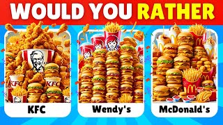 Would You Rather...? Junk Food Edition 🍔🍕🍦