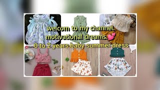 Baby girl summer dress design.👗🌺#subscribe