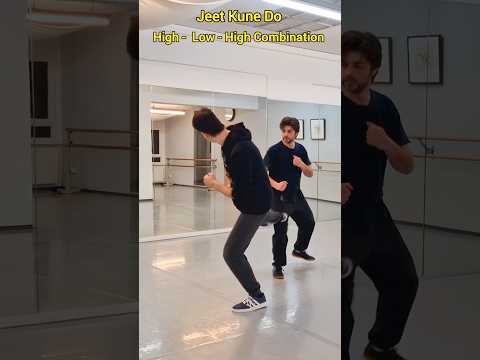 Punch Kick Punch Combination Jeet Kune Do #martial arts