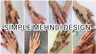 35+ very easy and simple mehndi designs #glownow #simplemehndi #mehndidesigns  #easymehndidesign