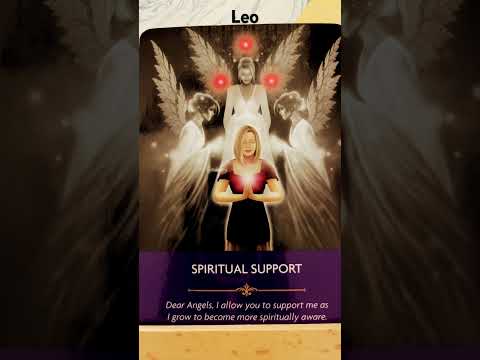 Leo / There is more spiritual support around you than you realise #angeltarotcards #leo