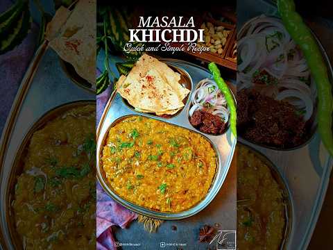 Khichdi | Masala Khichdi | Restaurant Style Dal Khichdi | Tadka Khichdi | Dal khichdi recipe #shorts